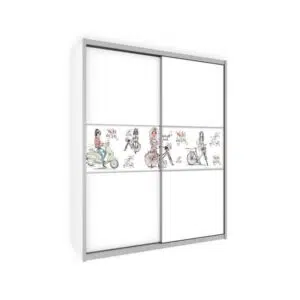 דגם גל 2 דלתות מלמין OPA 500