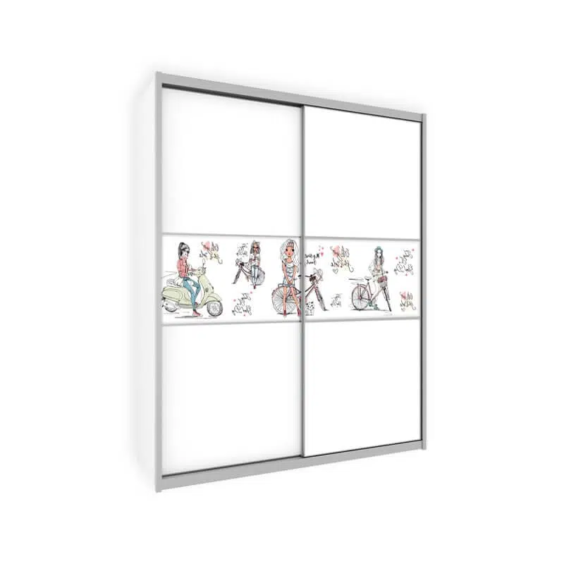 דגם גל 2 דלתות מלמין OPA 500