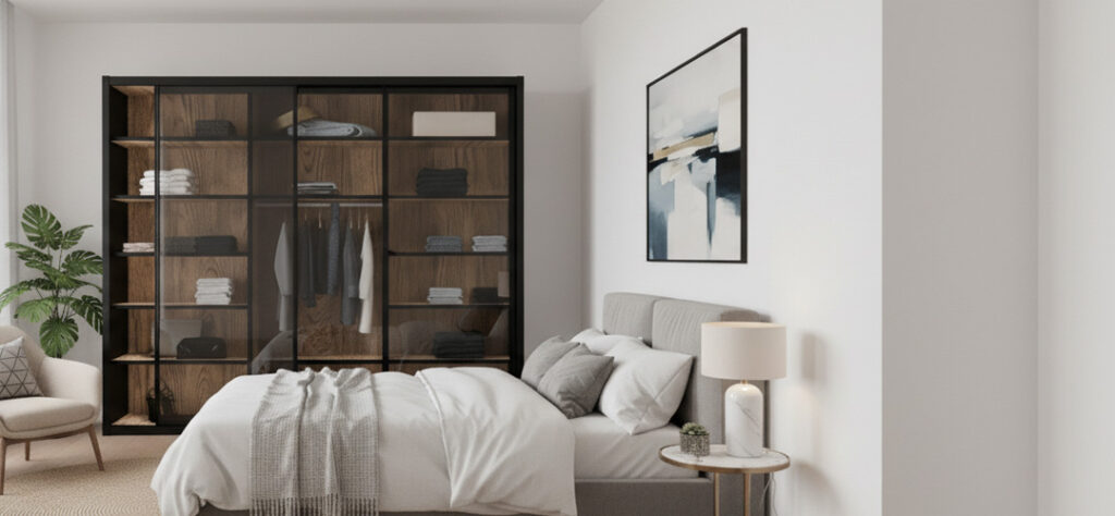 ארונות הזזה עם 3 דלתות מעוצבים