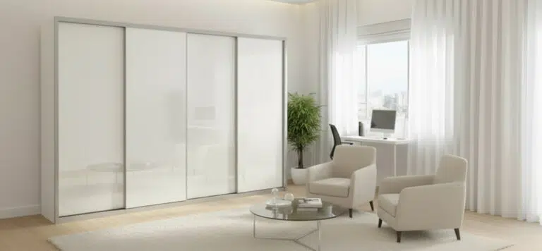 ראשי ארונות הזזה עם 4 דלתות מעוצבים